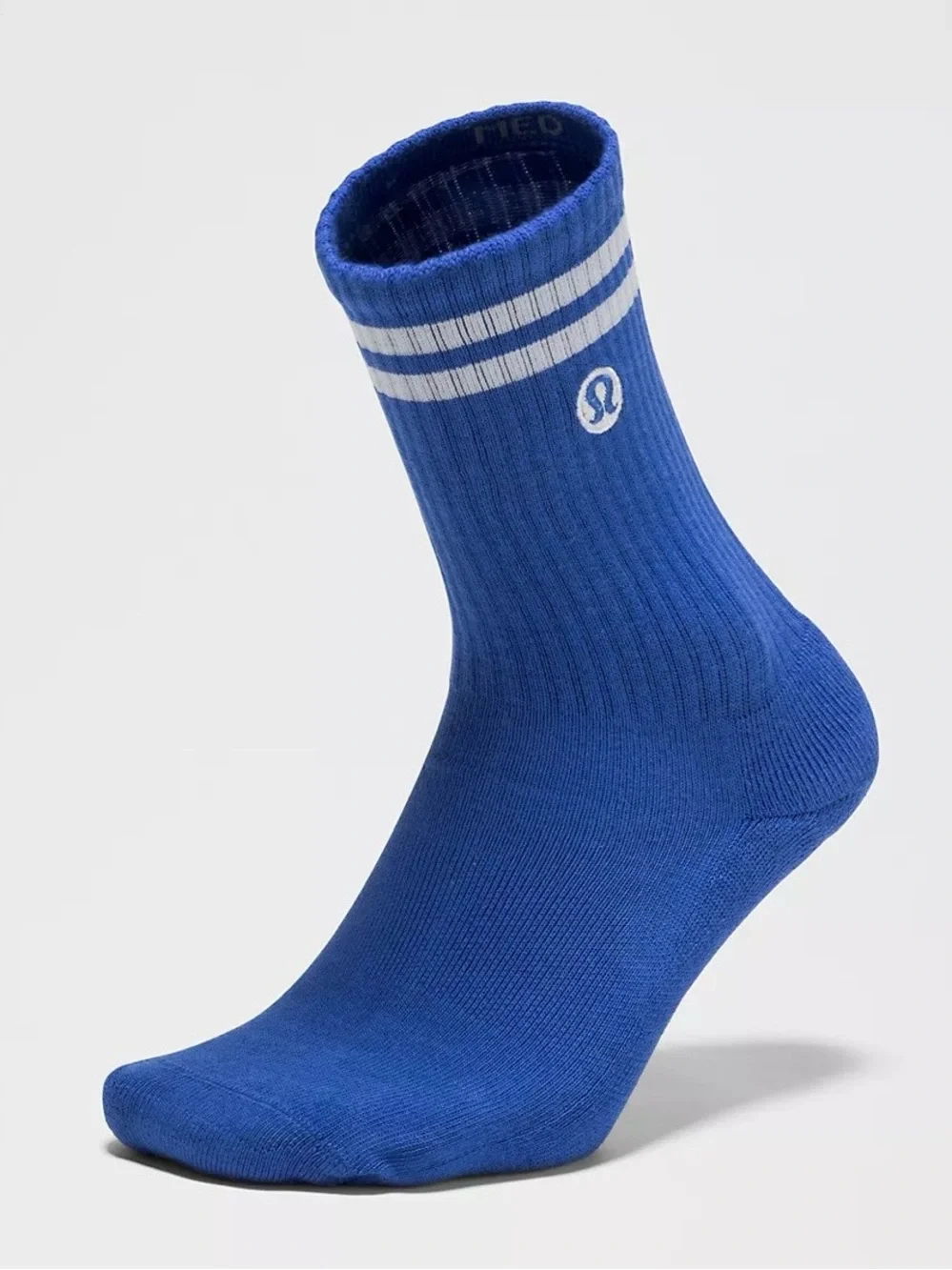 NWT Lululemon Unisex Daily Essential Crew Socks Stripe